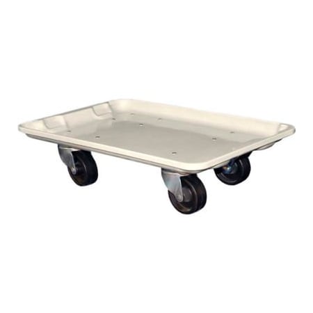 Mfg Tray Molded Fiberglass Toteline Dolly 780438 for 20-1/2" x 12-7/8" x 8" Tote, White 7804385269